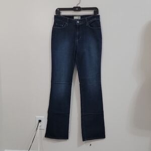 David Kahn Dark Indigo Boot Cut Jeans Size 8